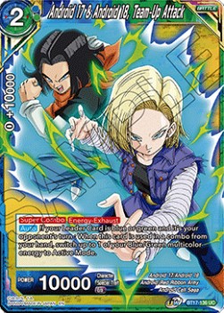 Android 17 & Android 18, Team-Up Attack (V.1 - Uncommon) - Ultimate Squad (Uncommon) [BT17-136]