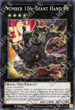 Number 106: Giant Hand - Legendary Duelists: Duels From the Deep (Super Rare) [LED9-053]
