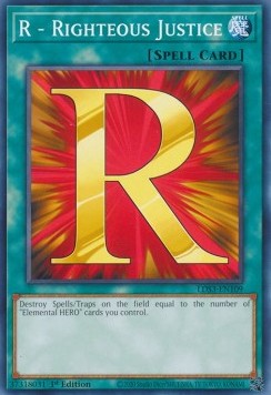 R - Righteous Justice - Legendary Duelists: Season 3 (Common) [LDS3-109]