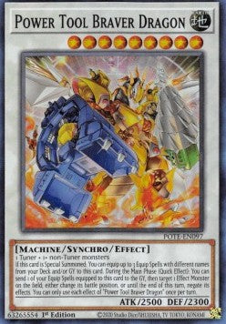 Power Tool Braver Dragon - Power of the Elements (Super Rare) [POTE-097]