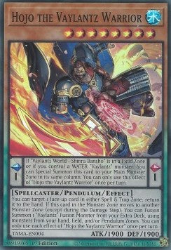 Hojo the Vaylantz Warrior - Tactical Masters (Super Rare) [TAMA-004]
