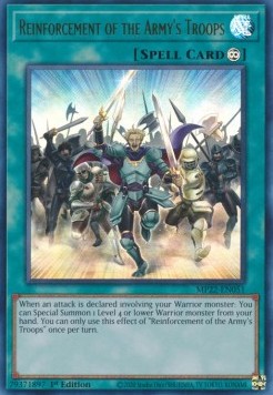Reinforcement of the Army's Troops - 2022 Tin of the Pharaoh's Gods (Ultra Rare) [MP22-051]