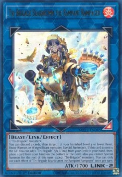 Tri-Brigade Bearbrumm the Rampant Rampager - 2022 Tin of the Pharaoh's Gods (Ultra Rare) [MP22-085]