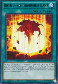 Birth of the Prominence Flame - 2022 Tin of the Pharaoh's Gods (Rare) [MP22-098]