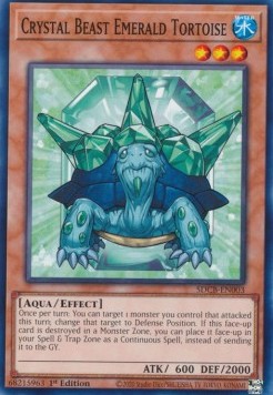 Crystal Beast Emerald Tortoise - Structure Deck: Legend of the Crystal Beasts (Common) [SDCB-003]