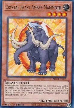 Crystal Beast Amber Mammoth - Structure Deck: Legend of the Crystal Beasts (Common) [SDCB-005]