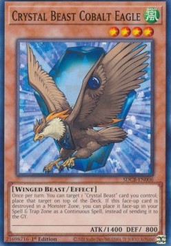 Crystal Beast Cobalt Eagle - Structure Deck: Legend of the Crystal Beasts (Common) [SDCB-006]
