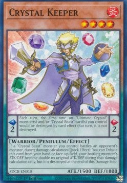 Crystal Keeper - Structure Deck: Legend of the Crystal Beasts (Common) [SDCB-010]
