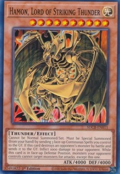 Hamon, Lord of Striking Thunder - Structure Deck: Legend of the Crystal Beasts (Common) [SDCB-011]