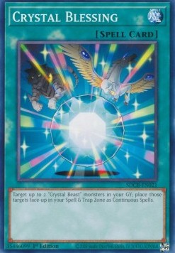 Crystal Blessing - Structure Deck: Legend of the Crystal Beasts (Common) [SDCB-021]