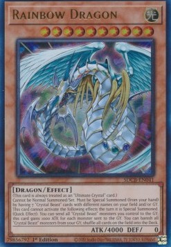 Rainbow Dragon - Structure Deck: Legend of the Crystal Beasts (Ultra Rare) [SDCB-041]