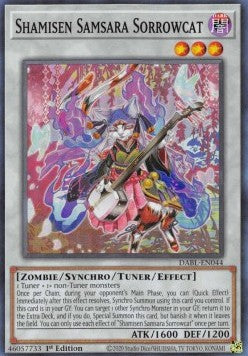 Shamisen Samsara Sorrowcat - Darkwing Blast (Super Rare) [DABL-044]