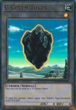 G-Golem Token - Magnificent Mavens (Token) [MAMA-103]