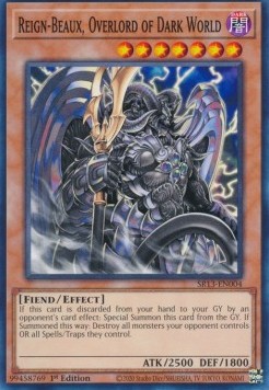 Reign-Beaux, Overlord of Dark World - Structure Deck: Dark World (Common) [SR13-004]