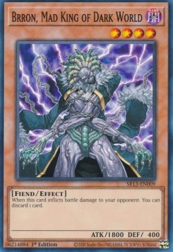 Brron, Mad King of Dark World - Structure Deck: Dark World (Common) [SR13-009]