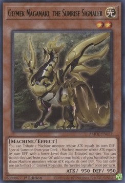 Gizmek Naganaki, the Sunrise Signaler - Amazing Defenders (Rare) [AMDE-037]