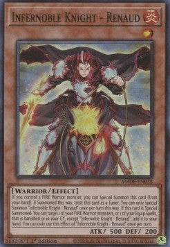 Infernoble Knight - Renaud (V.1 - Super Rare) - Amazing Defenders (Super Rare) [AMDE-038]