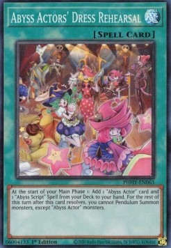 Abyss Actors' Dress Rehearsal - Photon Hypernova (Super Rare) [PHHY-063]