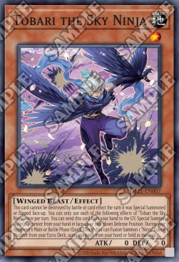 Tobari the Sky Ninja - OTS Tournament Pack 21 (Super Rare) [OP21-007]
