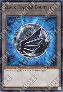 Black Feather Counter - OTS Tournament Pack 21 (Token) [OP21-027]