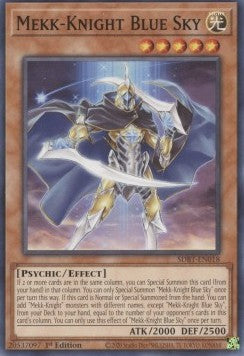 Mekk-Knight Blue Sky - Structure Deck: Beware of Traptrix (Common) [SDBT-018]