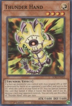 Thunder Hand - Structure Deck: Beware of Traptrix (Common) [SDBT-022]