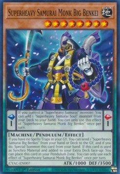 Superheavy Samurai Monk Big Benkei - Cyberstorm Access (Common) [CYAC-007]