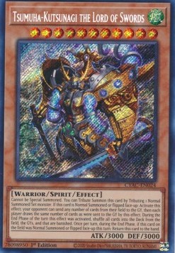 Tsumuha-Kutsunagi the Lord of Swords (V.1 - Secret Rare) - Cyberstorm Access (Secret Rare) [CYAC-024]