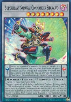 Superheavy Samurai Commander Shanawo - Cyberstorm Access (Super Rare) [CYAC-040]