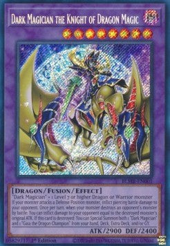 Dark Magician the Knight of Dragon Magic (V.1 - Secret Rare) - Battles of Legend: Monstrous Revenge (Secret Rare) [BLMR-001]