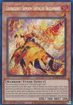 Courageous Crimson Chevalier Bradamante - Battles of Legend: Monstrous Revenge (Secret Rare) [BLMR-014]