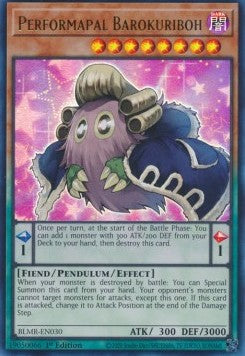Performapal Barokuriboh - Battles of Legend: Monstrous Revenge (Ultra Rare) [BLMR-030]