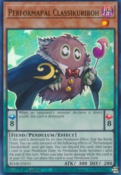 Performapal Classikuriboh - Battles of Legend: Monstrous Revenge (Ultra Rare) [BLMR-031]