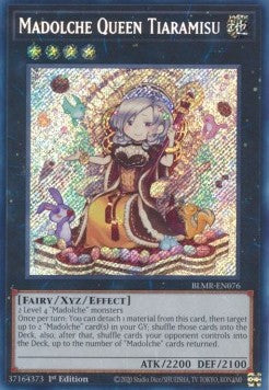 Madolche Queen Tiaramisu (V.1 - Secret Rare) - Battles of Legend: Monstrous Revenge (Secret Rare) [BLMR-076]