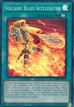 Volcanic Blaze Accelerator - Legendary Duelists: Soulburning Volcano (Super Rare) [LD10-021]