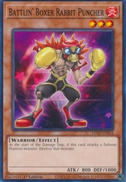 Battlin' Boxer Rabbit Puncher - Legendary Duelists: Soulburning Volcano (Common) [LD10-054]
