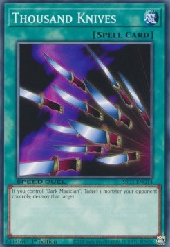Thousand Knives - Speed Duel: Streets of Battle City (Common) [SBC1-G14]