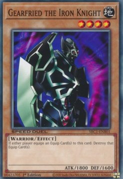 Gearfried the Iron Knight (V.1 - Common) - Speed Duel: Streets of Battle City (Common) [SBC1-B01]