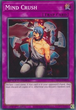 Mind Crush (V.1 - Common) - Speed Duel: Streets of Battle City (Common) [SBC1-E19]