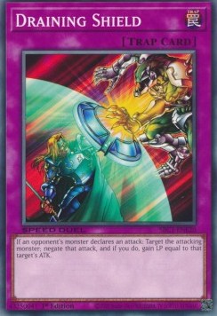 Draining Shield - Speed Duel: Streets of Battle City (Common) [SBC1-E20]