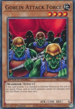 Goblin Attack Force (V.1 - Common) - Speed Duel: Streets of Battle City (Common) [SBC1-I06]