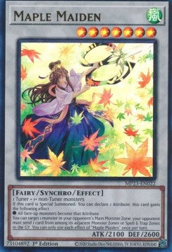 Maple Maiden - 25th Anniversary Tin: Dueling Heroes Mega Pack (Ultra Rare) [MP23-022]