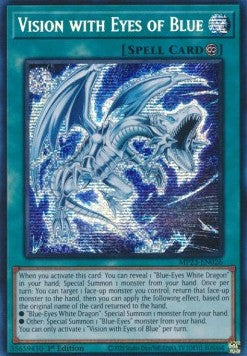 Vision with Eyes of Blue - 25th Anniversary Tin: Dueling Heroes Mega Pack (Secret Rare) [MP23-026]