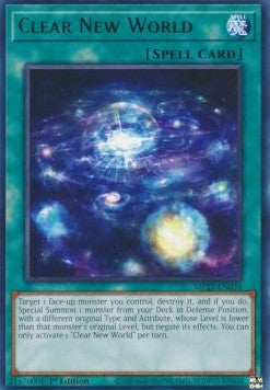 Clear New World - 25th Anniversary Tin: Dueling Heroes Mega Pack (Rare) [MP23-034]
