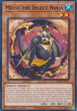 Mitsu the Insect Ninja - 25th Anniversary Tin: Dueling Heroes Mega Pack (Rare) [MP23-167]