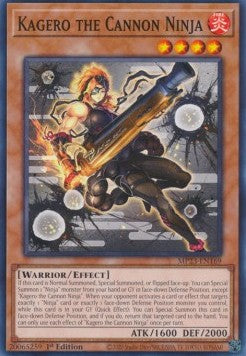 Kagero the Cannon Ninja - 25th Anniversary Tin: Dueling Heroes Mega Pack (Common) [MP23-169]