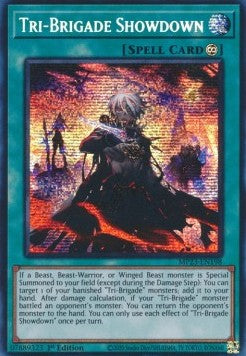 Tri-Brigade Showdown - 25th Anniversary Tin: Dueling Heroes Mega Pack (Secret Rare) [MP23-198]