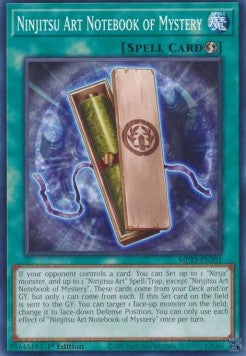 Ninjitsu Art Notebook of Mystery - 25th Anniversary Tin: Dueling Heroes Mega Pack (Common) [MP23-201]