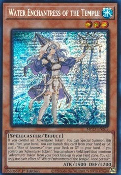 Water Enchantress of the Temple - 25th Anniversary Tin: Dueling Heroes Mega Pack (Secret Rare) [MP23-265]