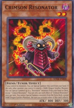 Crimson Resonator - Structure Deck: The Crimson King (Common) [SDCK-008]